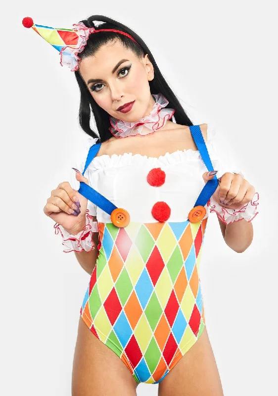 Trend Driven Wardrobe Clown Cutie Costume Set