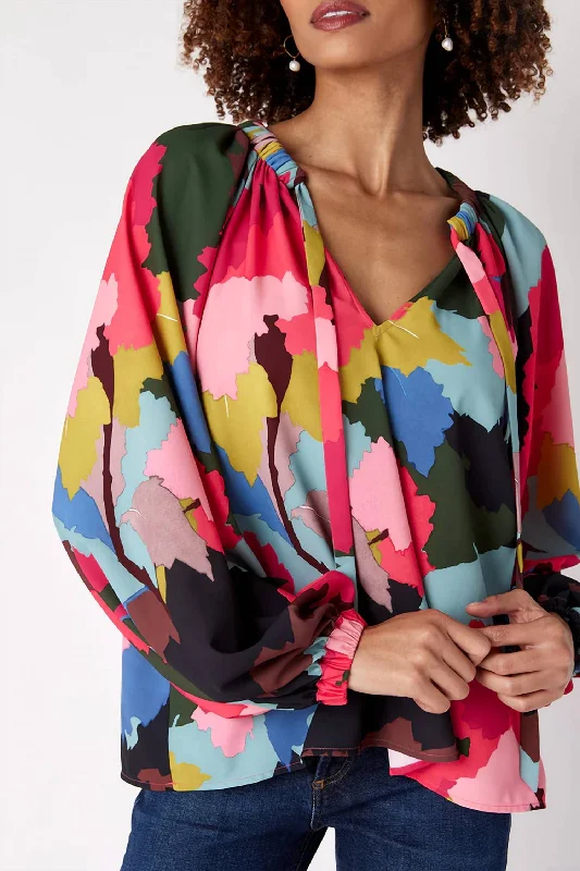 Big Sale Event Monroe Top In Painted Floral