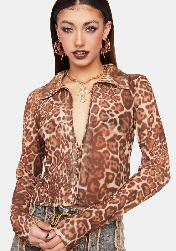 Trendy Online Boutiques Anything For Love Leopard Top