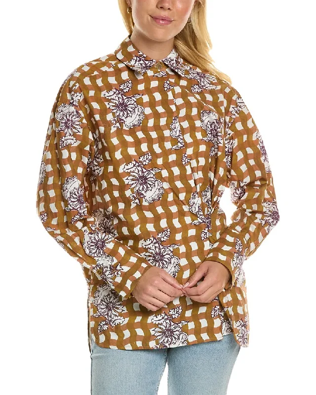 Limited Edition Rebecca Taylor Gingham Daisy Shirt