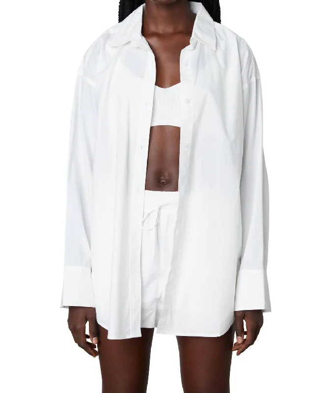 Winter Wardrobe Clearance Leon Shirt In White