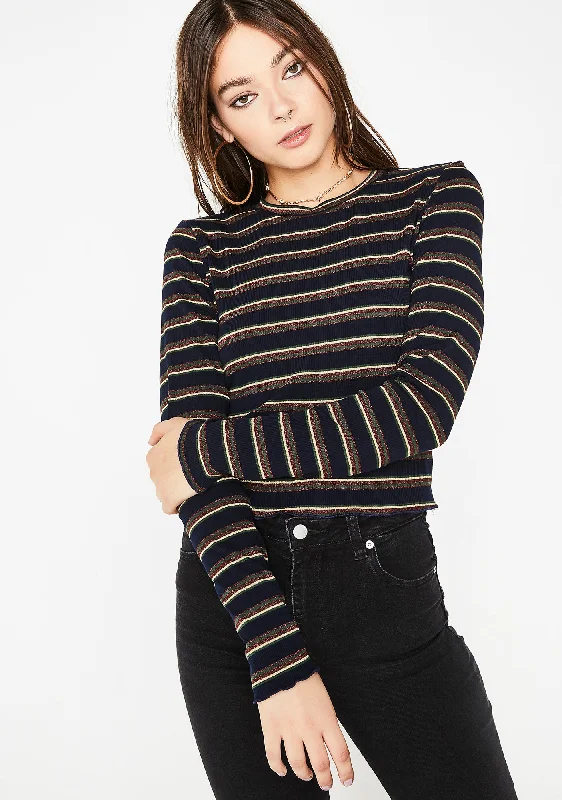 Trend Forward Threads Royal Best Ya Never Had Stripe Top