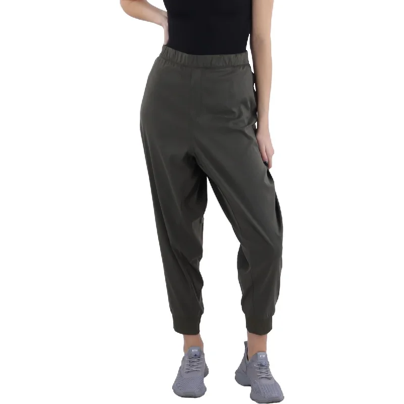 Comfortable Chic Plus Womens UPF 40+ Quick Dry Jogger Pants