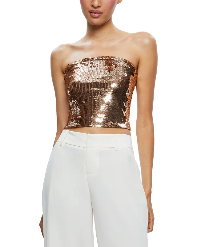 Chic Style alice + olivia Vivi Sequin Top