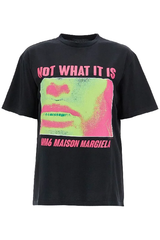 Online Clothing Stores Mm6 Maison Margiela Women's Oversized Printed T