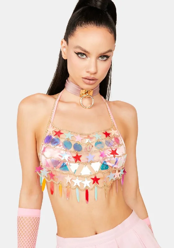 Holiday Discount Keep Wishing Chain Top