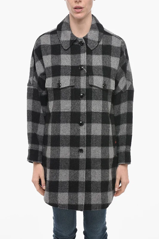 End Of Season Sale Woolrich Wool Blend BUFFALO Overshirt