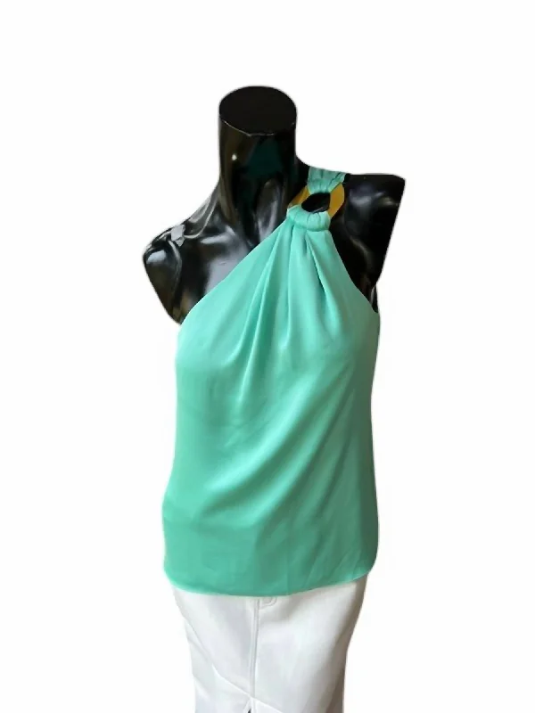 Casual Chic Clothing Adda Top In Malachite