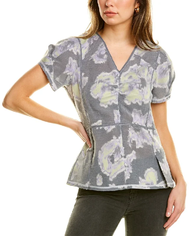 Flash Sales Today 3.1 Phillip Lim Silk-Blend Coupe Top