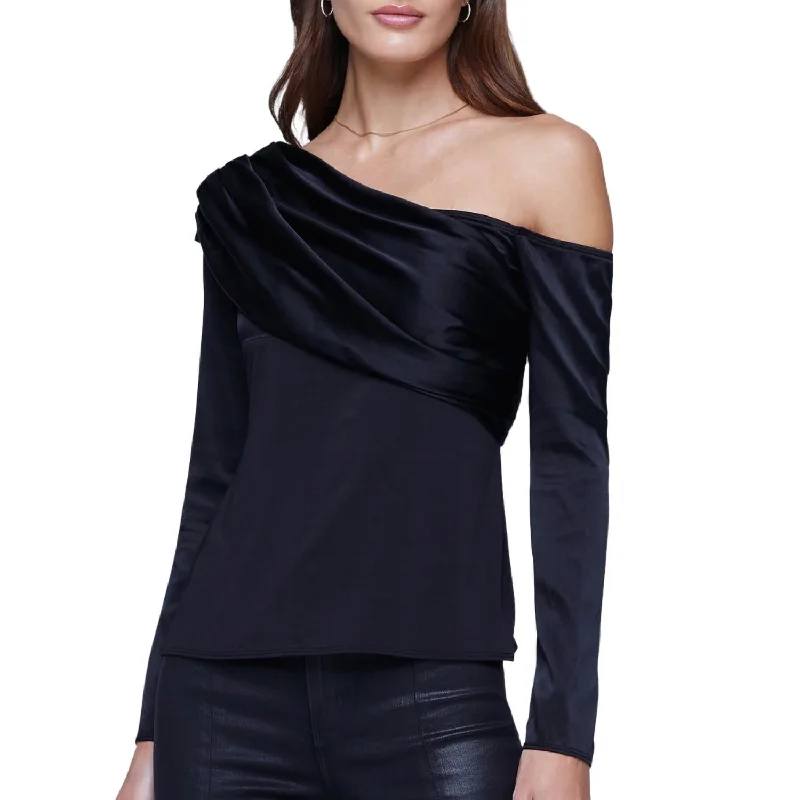 Fashion Sale Sharma Top In Black