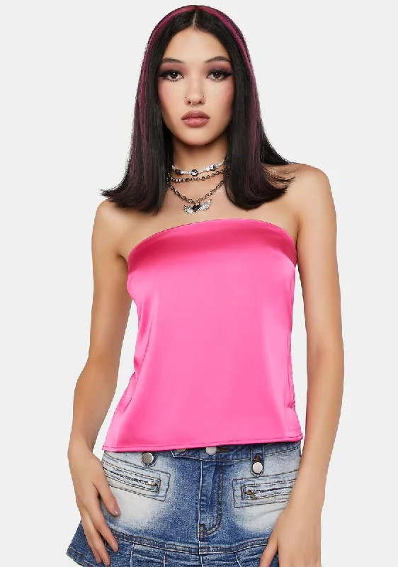 End Of Season Sale Clothing Social Hour Satin Top