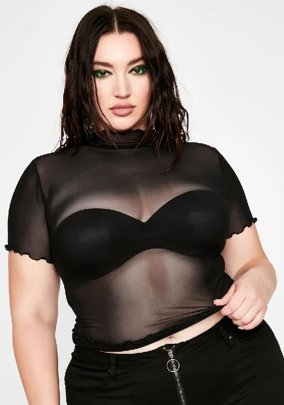 Trendy Women's Apparel for All Seasons Plus Lil Preview Sheer Top