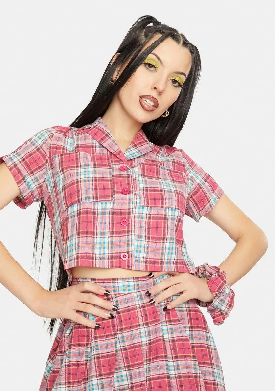 Limited Stock, Big Discounts Maxine Shirt & Scrunchie Set