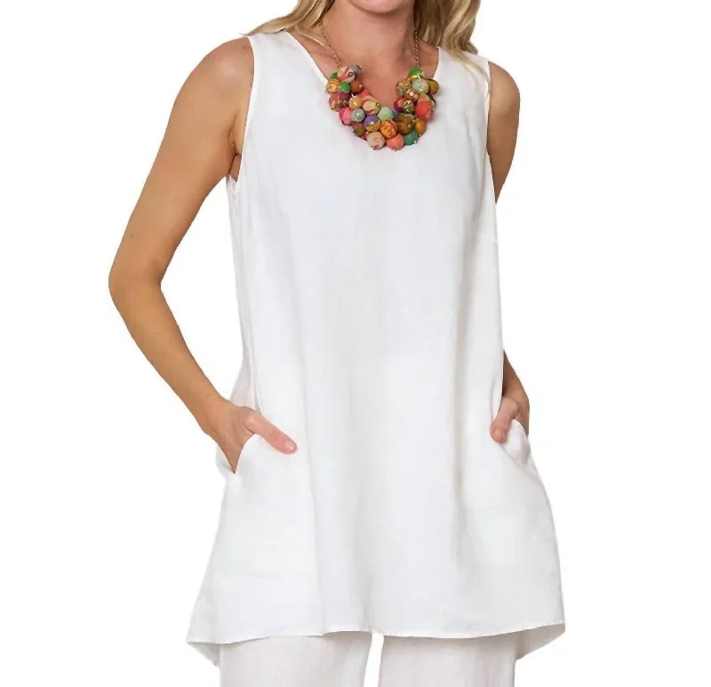 Stupidly Low Prices Santorini Top In Soft White