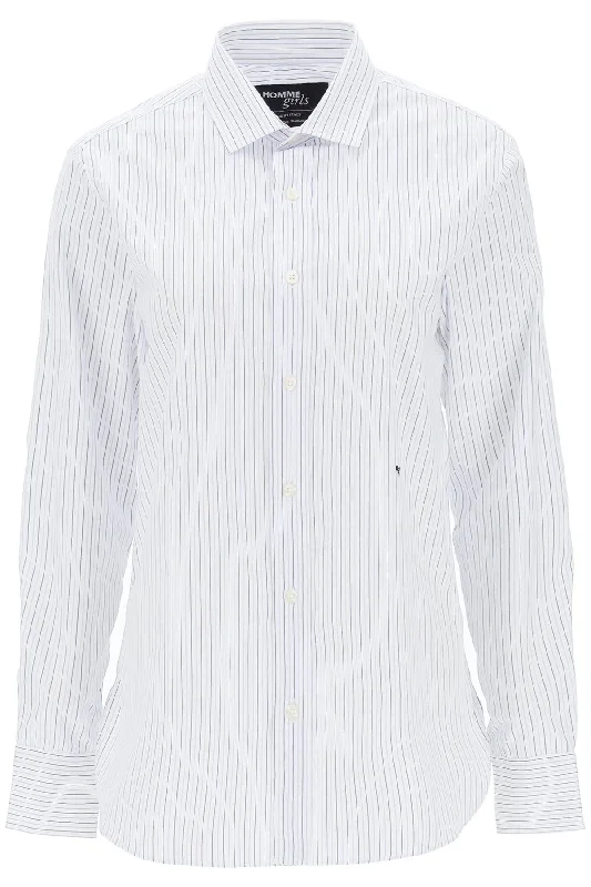 Gift Ideas Homme Girls Women's Striped Poplin Shirt