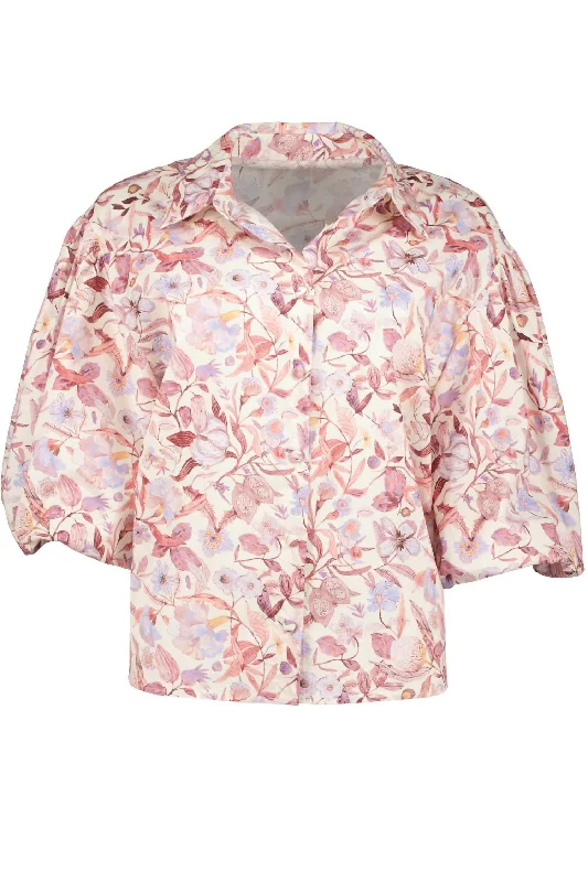 Women's Casual Dresses Women's Tyra Puff Sleeve Top In Fancy Floral