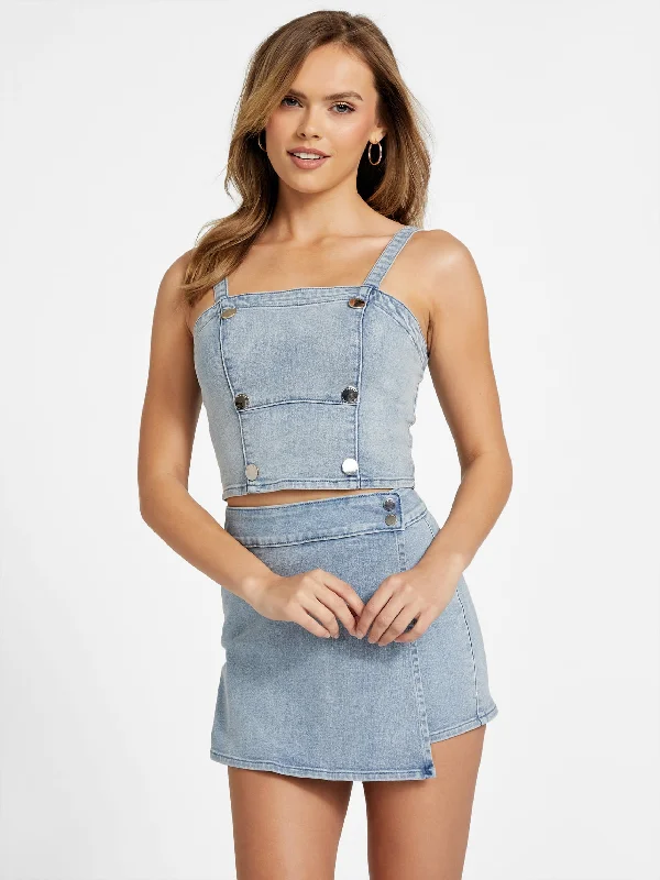 Signature Style Essentials Zulema Denim Top