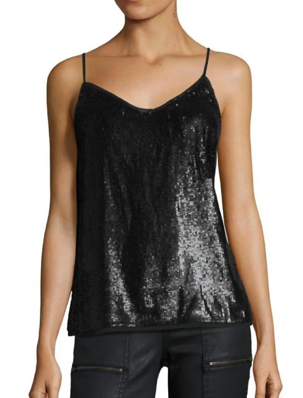 Luxury Fashion Gowa Sequin Top In Black