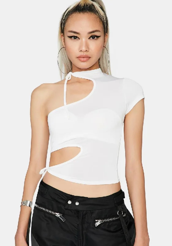 Bid Farewell To The Old Season Abstract Feelings Cut-Out Top