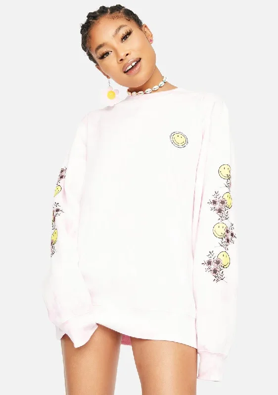 Clothes Women x Smiley Happy Bouquet Crewneck