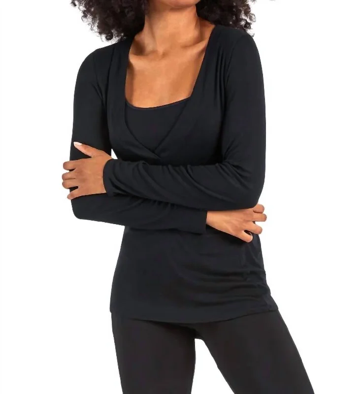 Limited Time Offers Adhara Top In Black