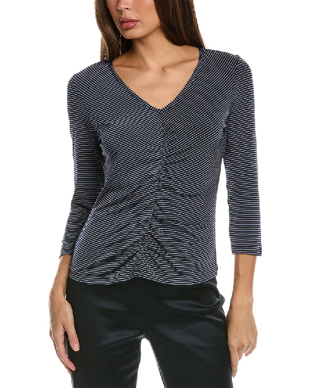 Casual Chic St. John Ruched Top