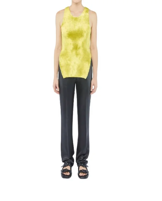 High Street Women's Fashion for Trendy Shoppers Veva Top In Lime