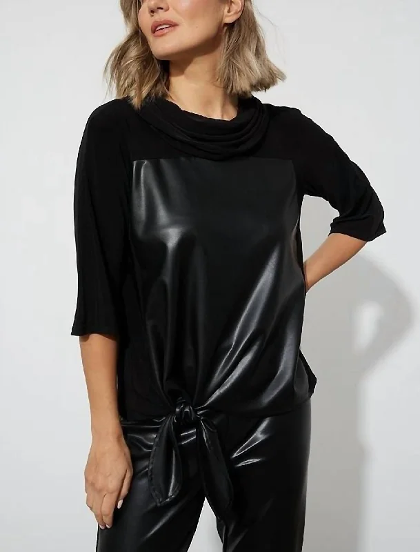 Step Ahead, Lead The Trend Top In Black