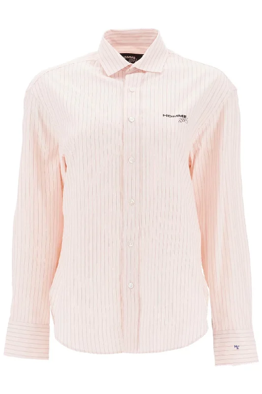 Exclusive Women's Fashion Collection Homme Girls Women's Striped Oxford Shirt For Men