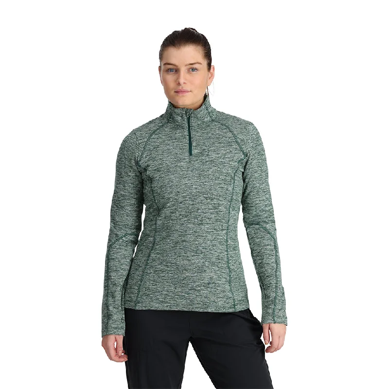 Chic Casual Wardrobe Essentials Womens Accord Half Zip - Cypress Green