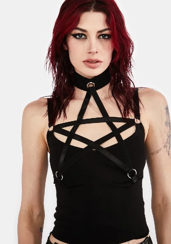 Cool Prices Pentagram Strappy Top