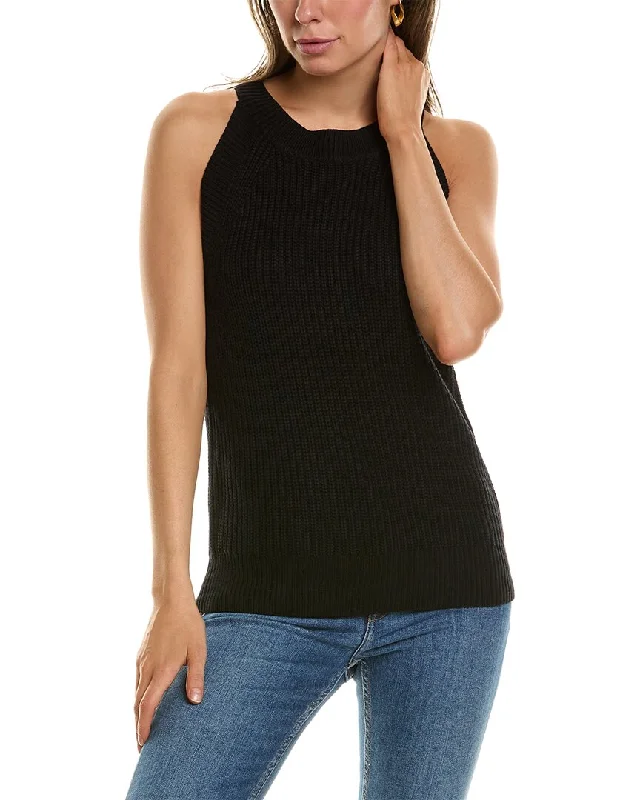 Redefining Women's Style OAT NEW YORK Halter Wool-Blend Top