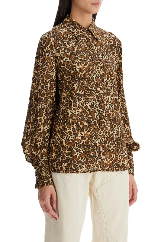 Versatile Wardrobe Essentials Isabel Marant 'teysa Silk Leopard Print