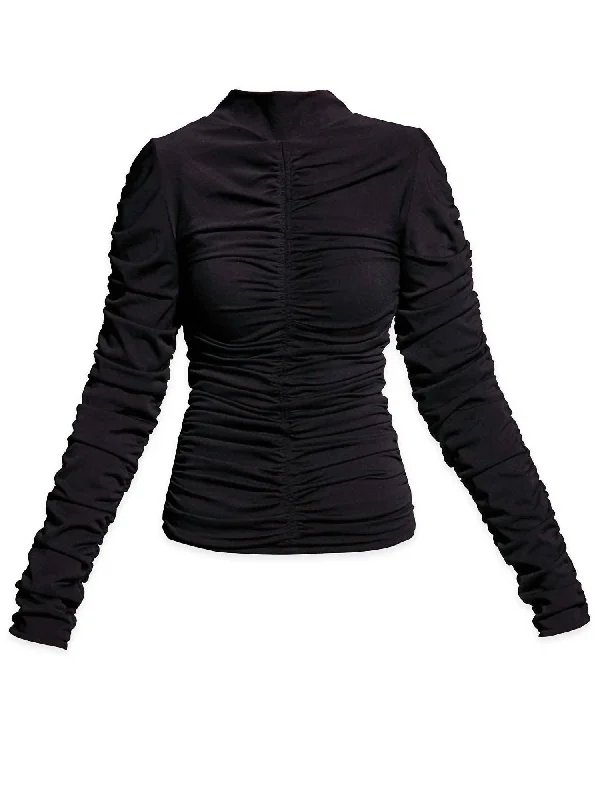 Clothes Of Woman Harley Turtleneck In Black