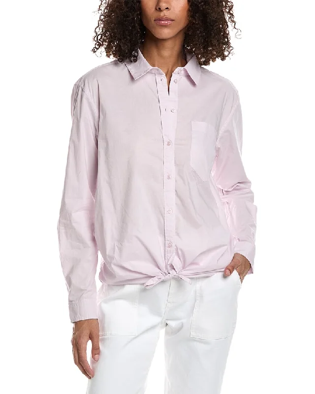 Sophisticated Outfits 7 For All Mankind Tie-Front Button-Down Shirt