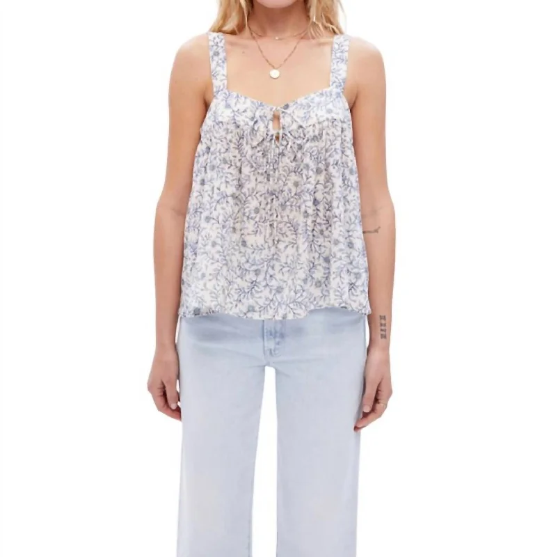 Affordable Fashion for Women Kyra Top In White Blossom