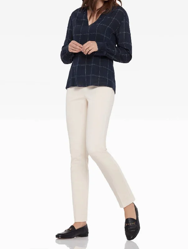 Fashion Essentials Watson In Navy Windowpane