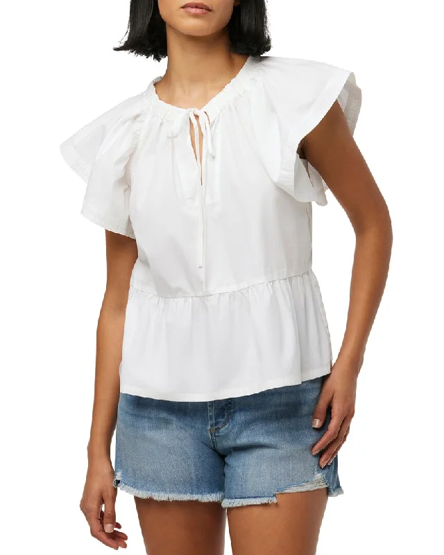 Style Versatile Women's Collection JOE’S Jeans Poplin Flutter Sleeve Top