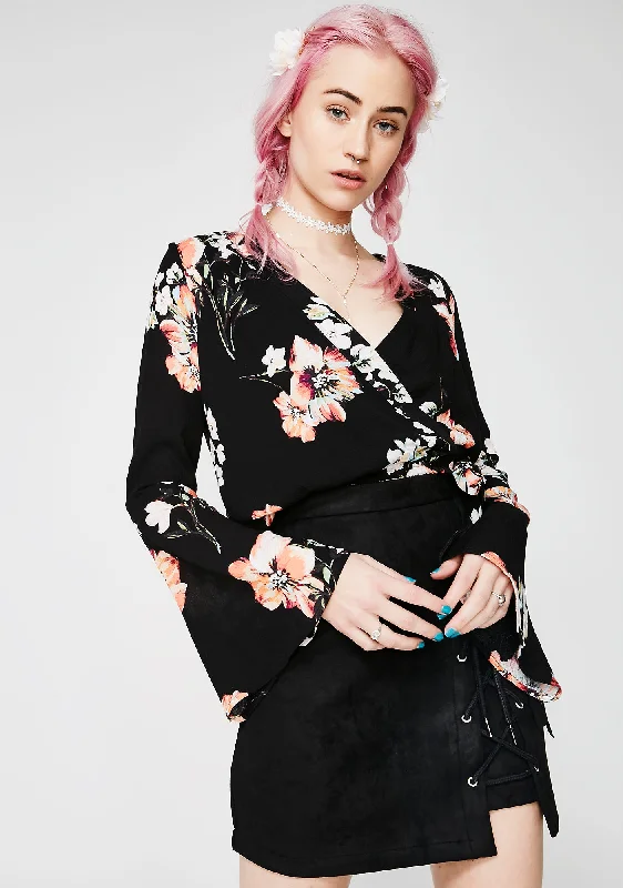 Women's Clothing Boutique First Bloom Floral Top