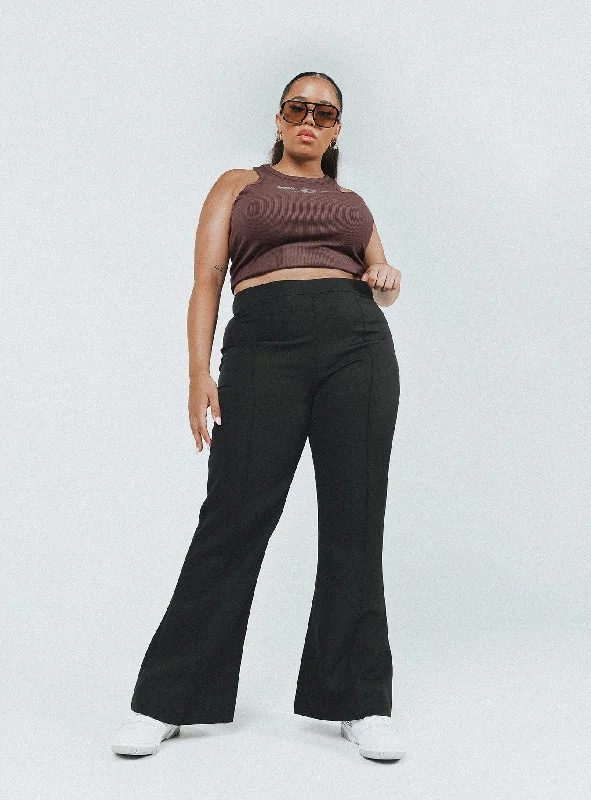 Free Spirited Fashion Jensen Pants Black Curve