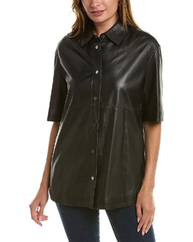 Women's Evening Wear Brunello Cucinelli Leather Shirt