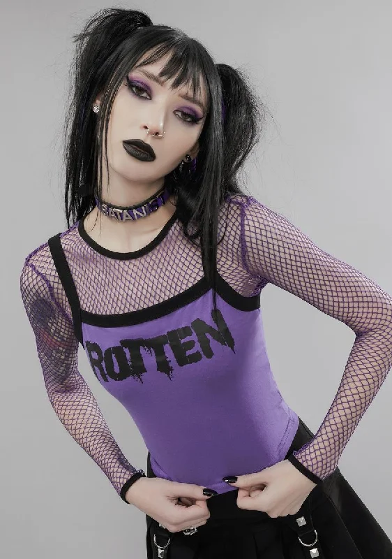 Sale Event, Prices Rock Presence Of Evil Fishnet Top