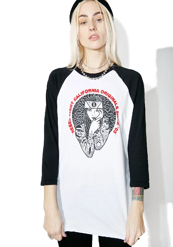 Free Spirited Fashion Lady Eight Raglan