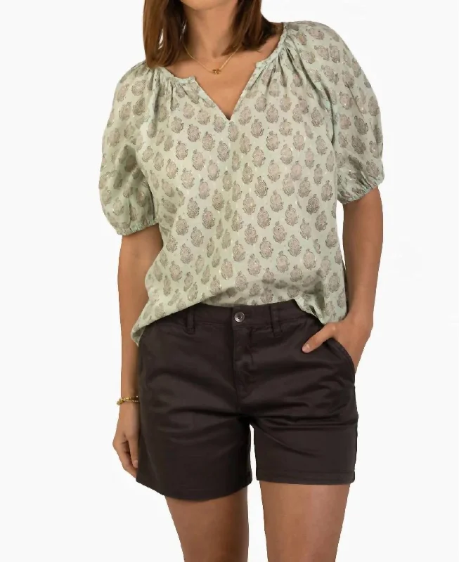 Trendy Women's Wear Collection Maya Top In Elm