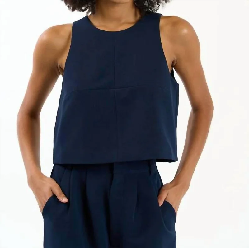 End Of Season Sale Rae Top In Deep Navy