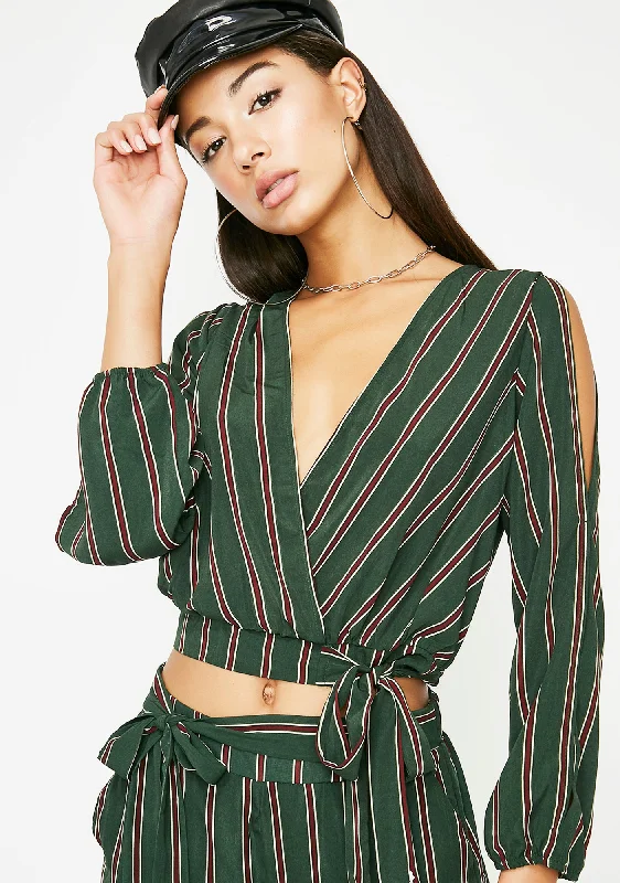 Unleash Your Style It's All Good Stripe Top