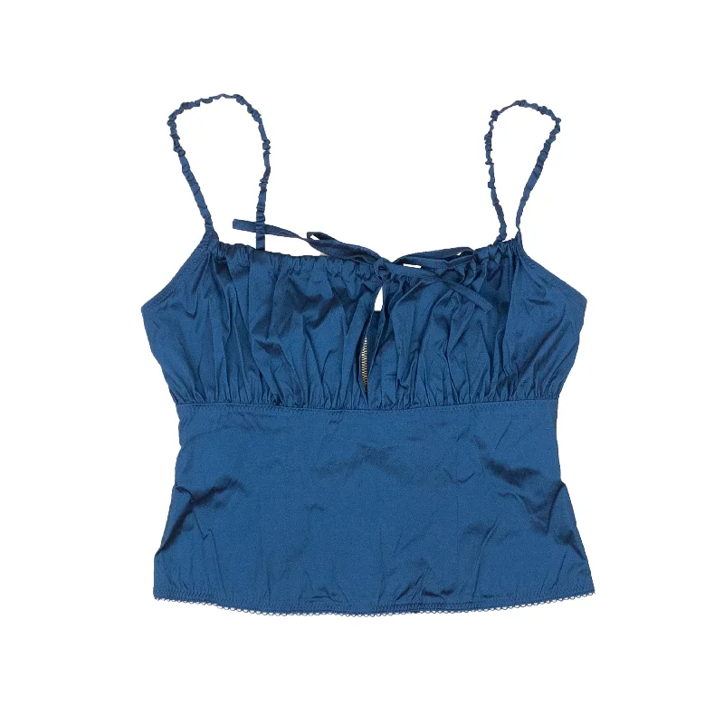 Trendy Street Style Attire Opening Ceremony Stretchy Baby Ruched Top - Navy