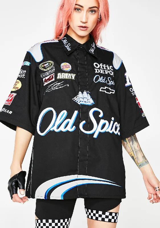 Clothing Store Tony Stewart Old Spice Nascar Pit Shirt