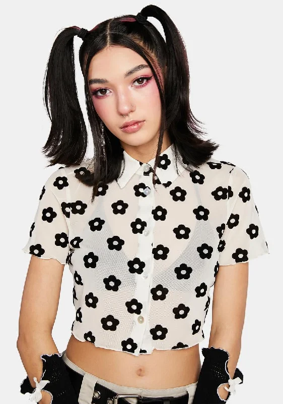 Redefining Women's Fashion School Days Collared Shirt