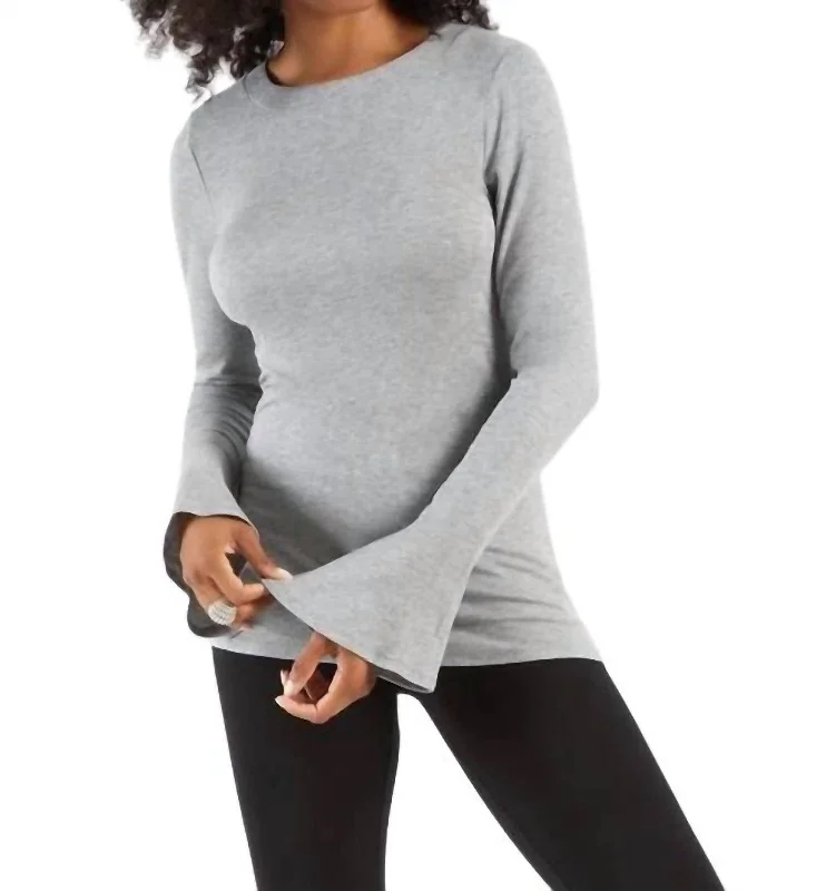 Women's Clothes Polaris Top In Grey